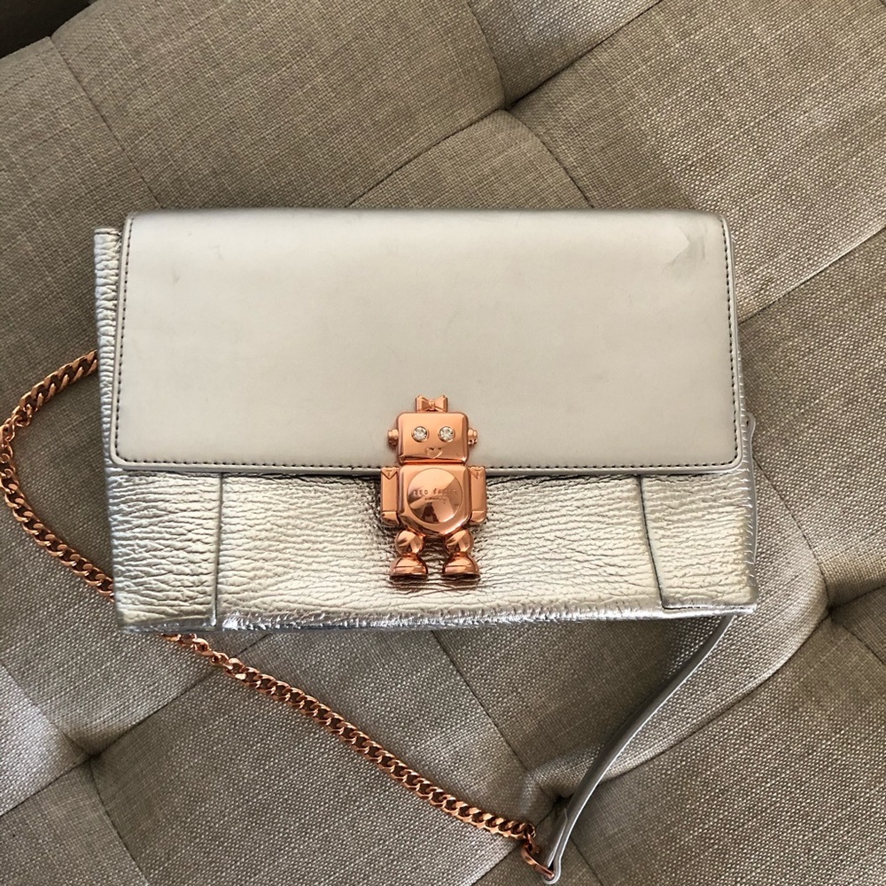Ted Baker Robot Silver Crossbody